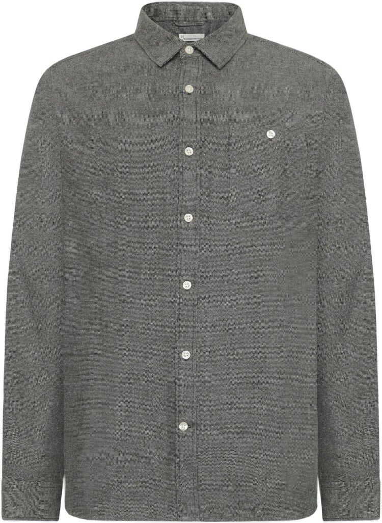 Organic Cotton Fishbone Flannel Shirt GOTS