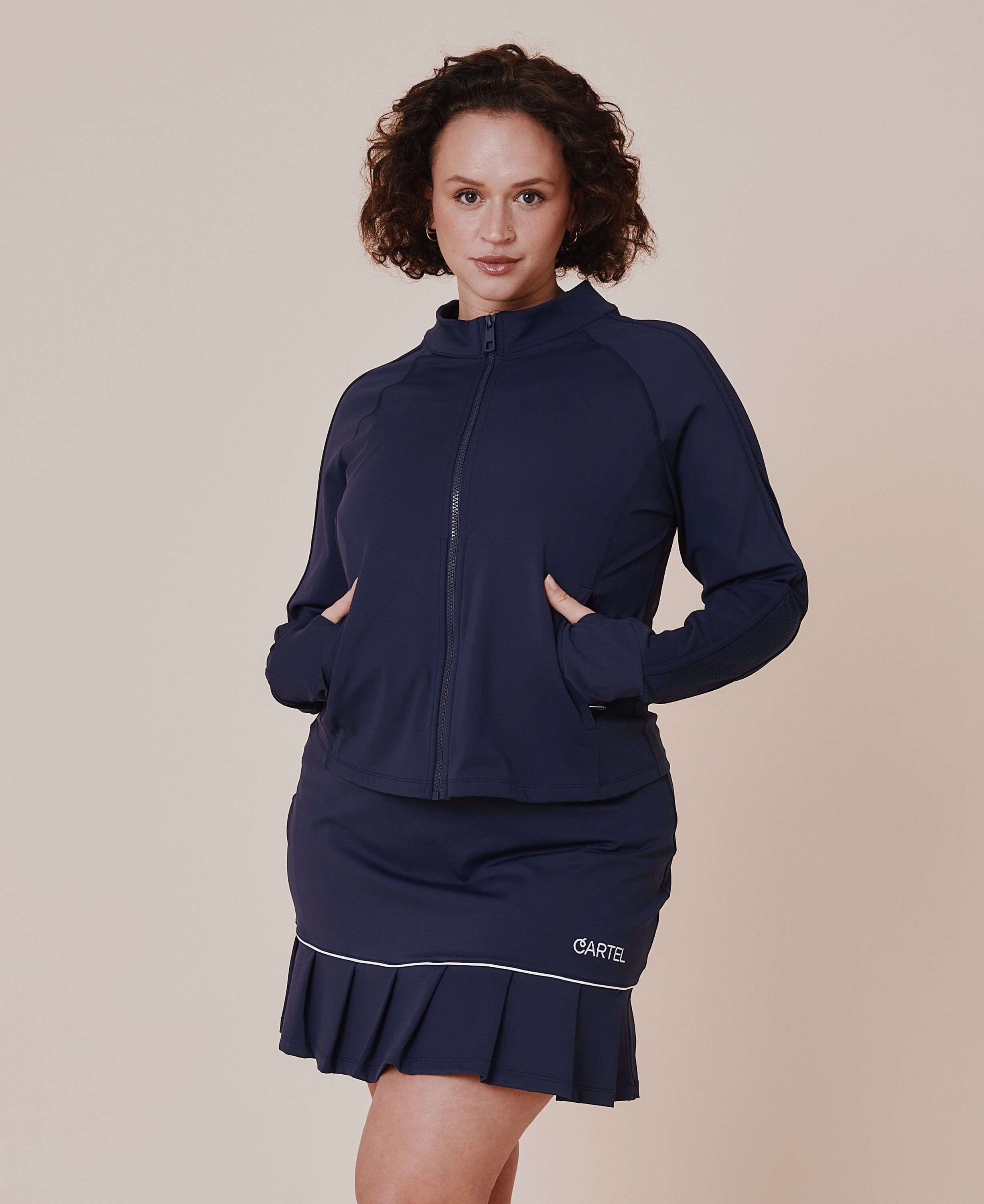 Baseline long sleeve zip jacket - Shell