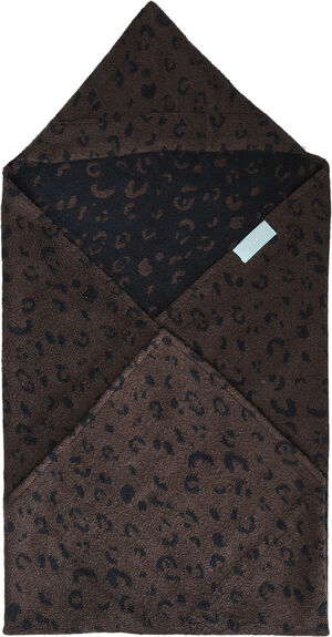 Bath Cape - Leopard Brown