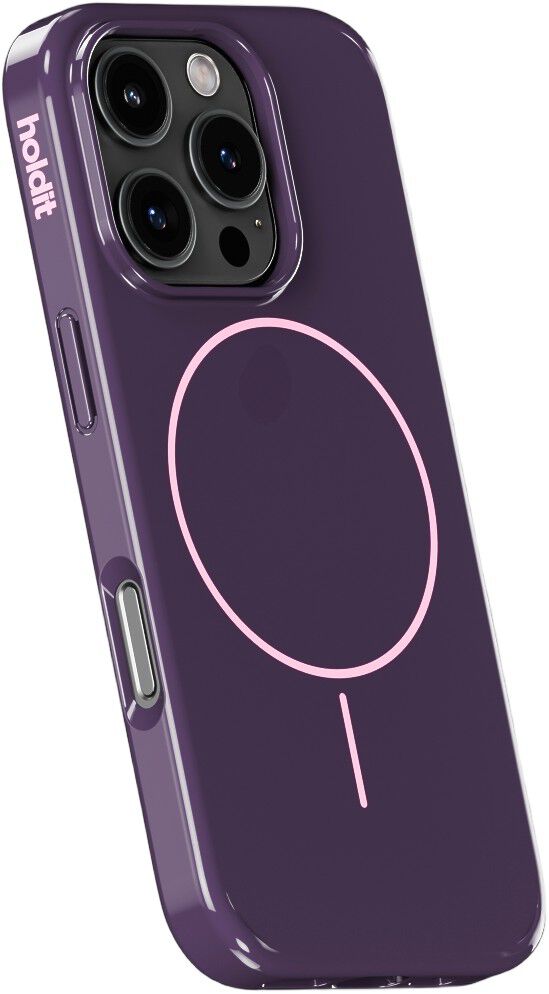 Mono Case Magsafe iPhone 16 Pro Deep Plum/Pink