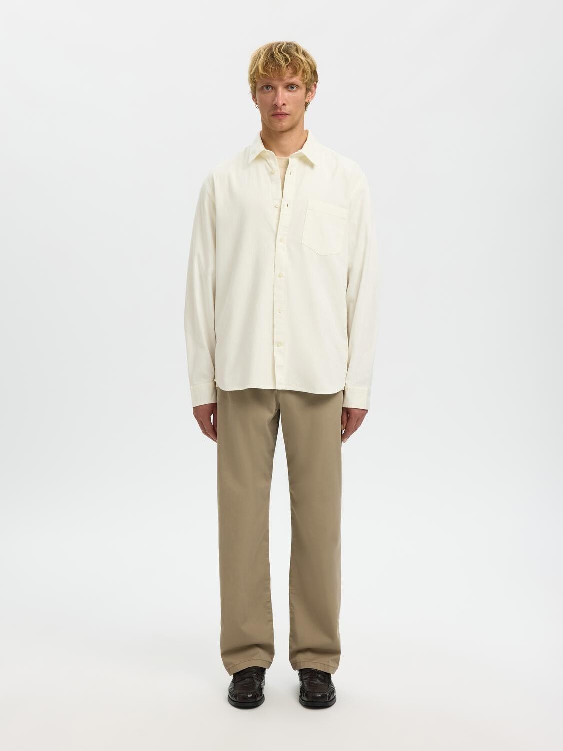 Slmregclaus Carlo Denim Ls Shirt Noos