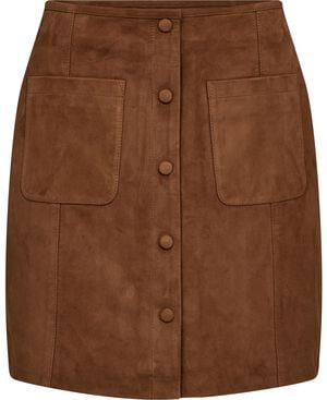 Esi 6 Skirt - 100% Lamb suede LWG