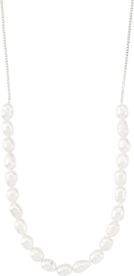 BERTHE pearl necklace silver-plated