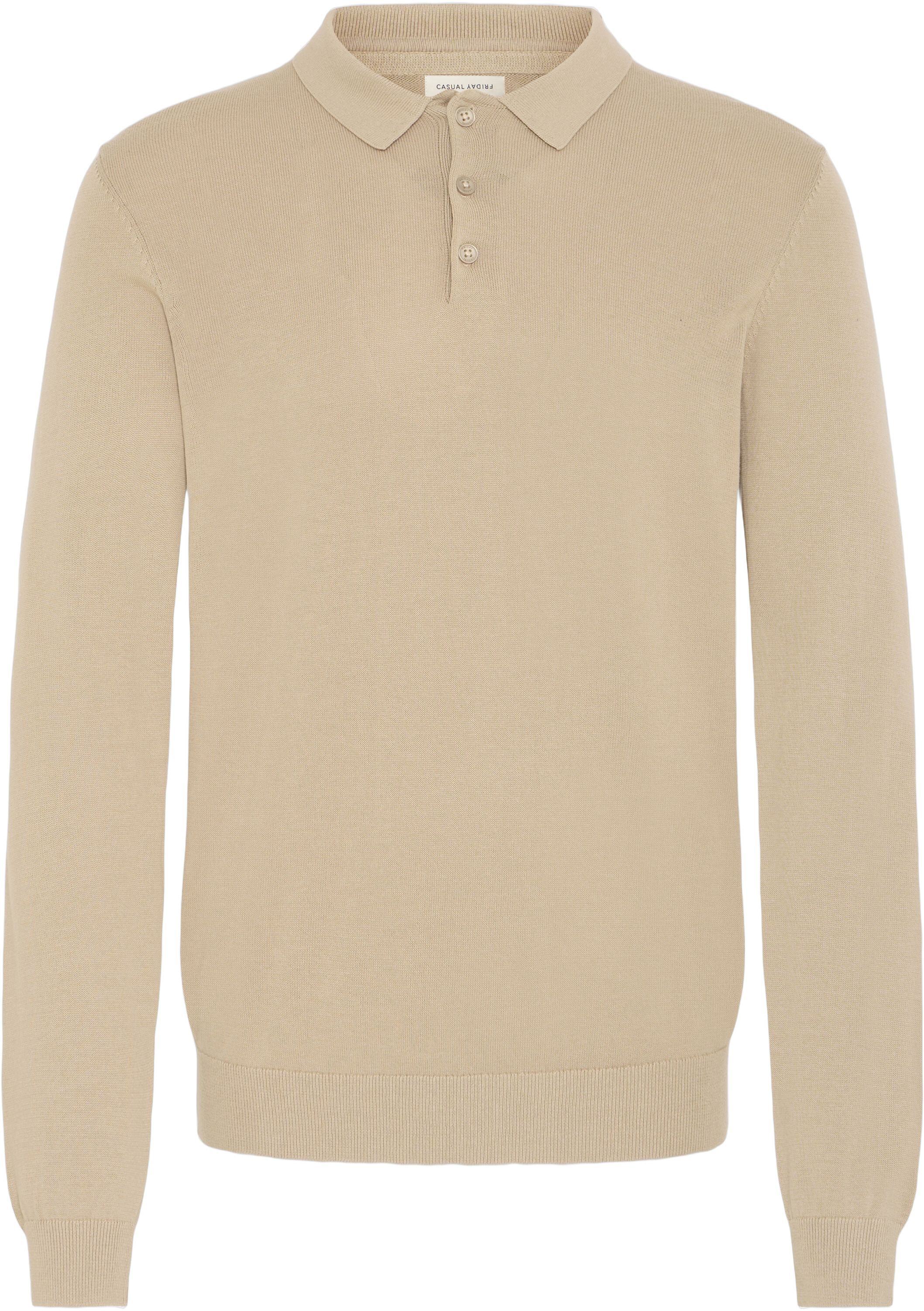 CFOSVALD fine knitted polo knit