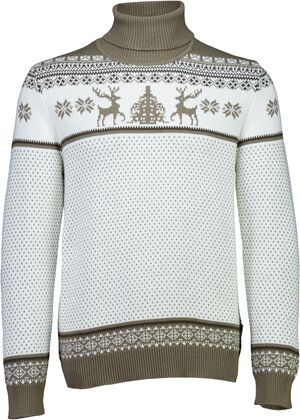 Jacquard holiday knit