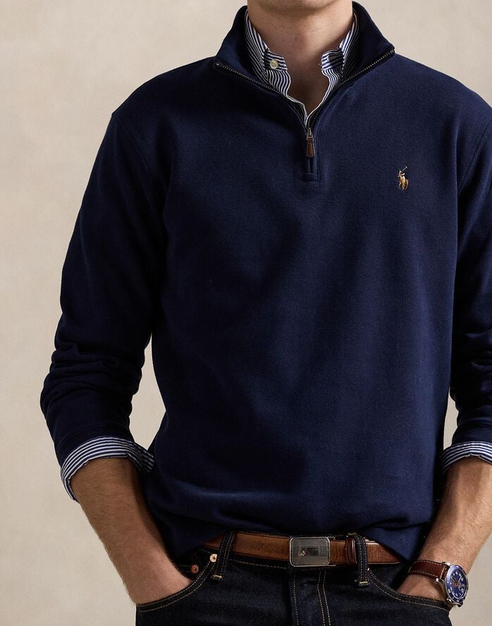 Estate-Rib Quarter-Zip Pullover