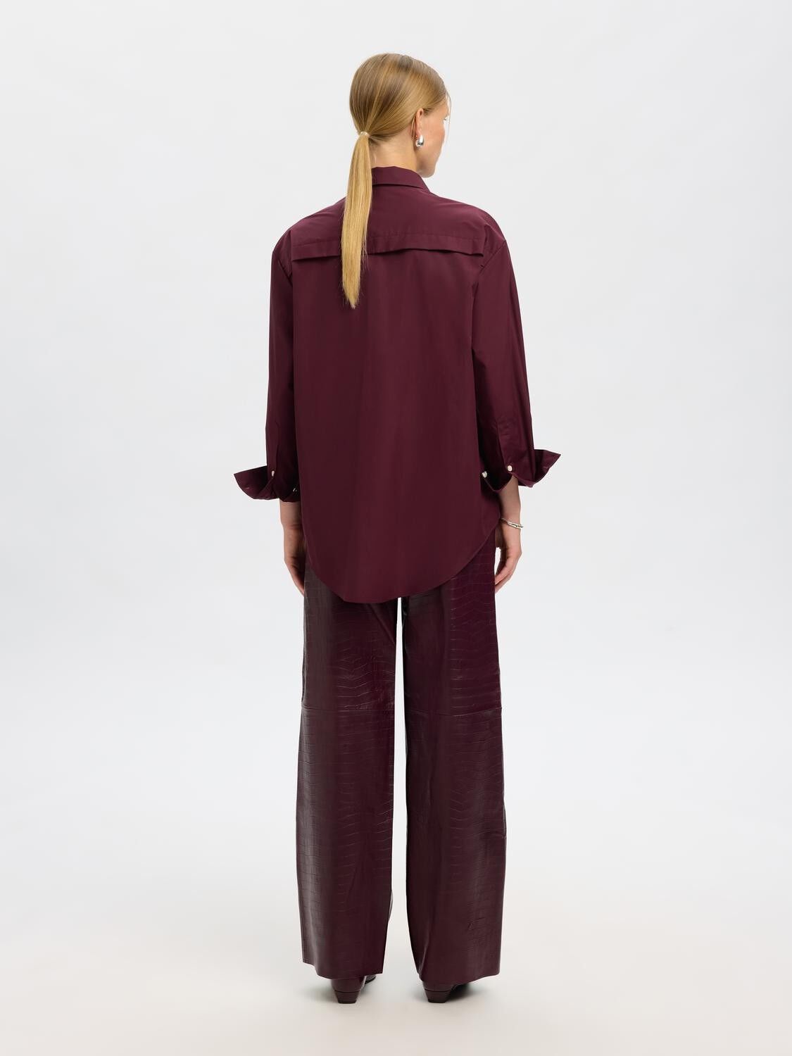 SLFALLISON OVERSIZE LS SHIRT B