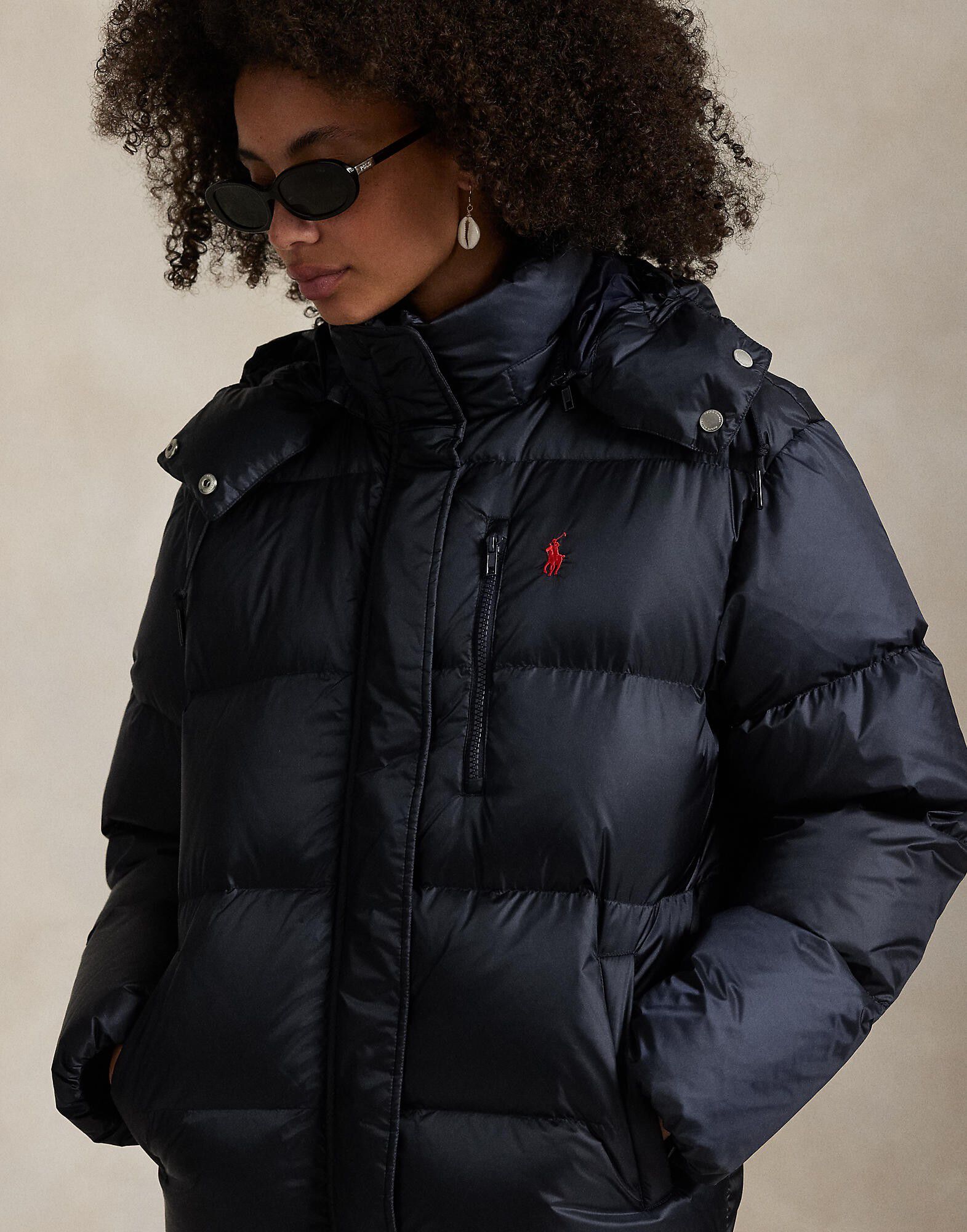 Water-Repellent Quilted Down Jacket