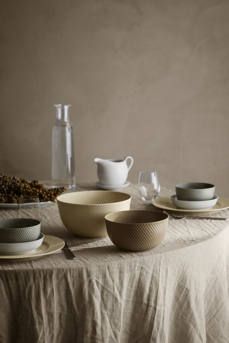 Rhombe Earth Serveringssk&aring;l &Oslash;22 cm marble