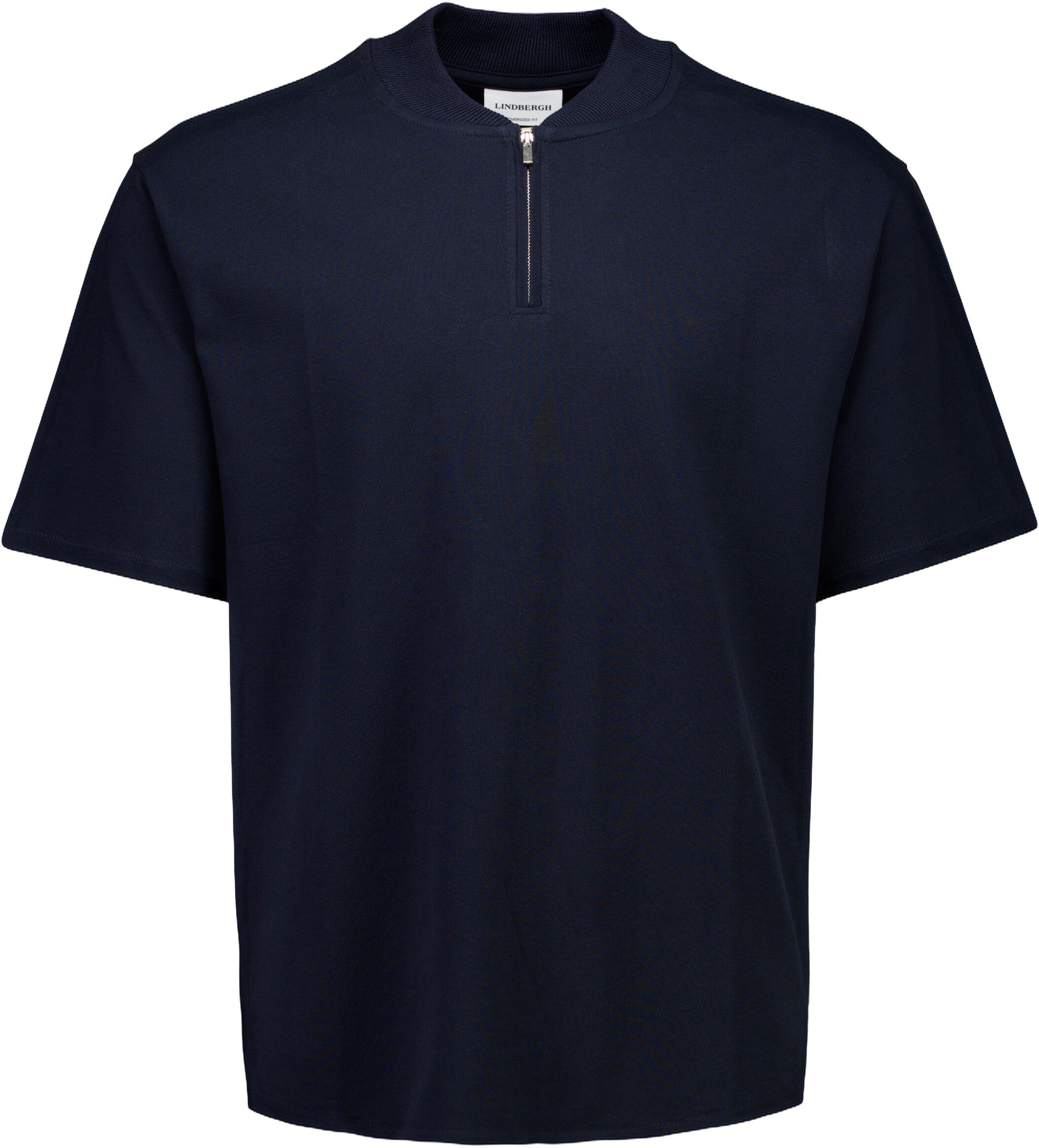 Pique S/S shirt bomber collar