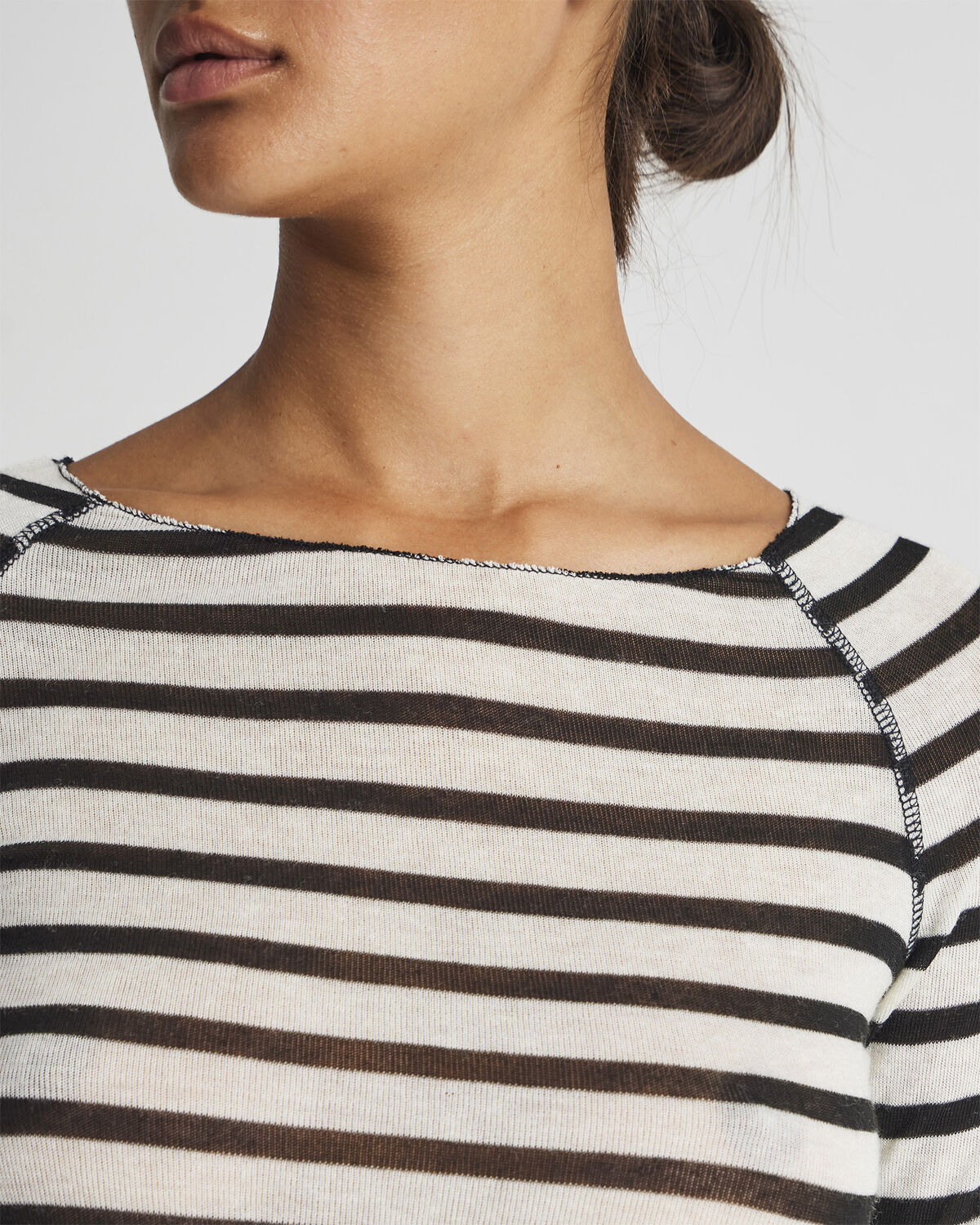 Amalie L/S Sailor Wool Top