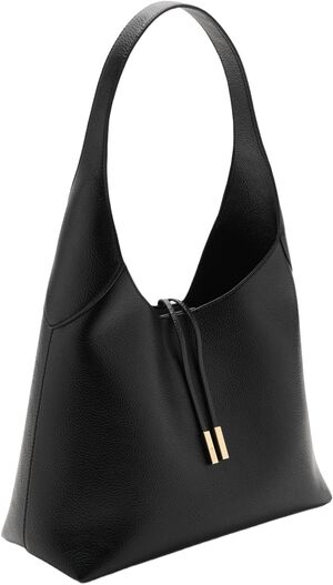 Shoulder bag with metal detail
