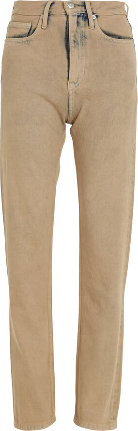 High rise straight fit jeans