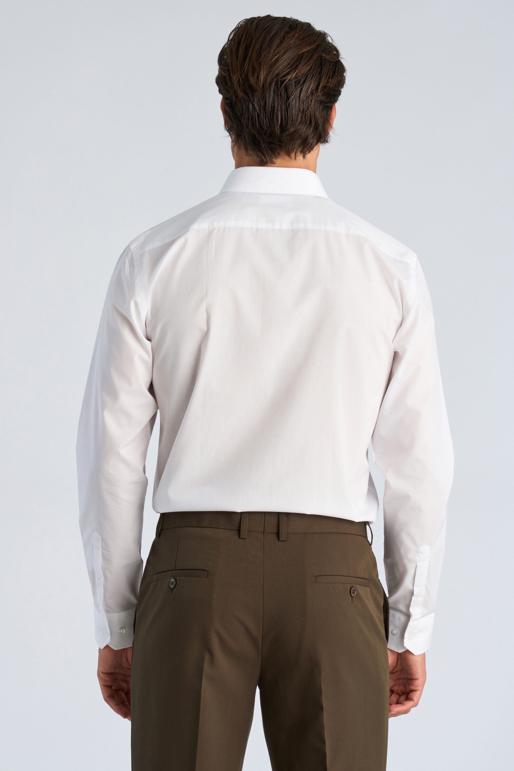 2-PK Plain dress shirt L/S