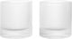 Ripple Tumbler Glasses - Set of 2 - Clear