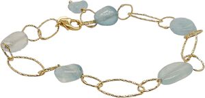 Sigga Aquamarine Bracelet - Gold