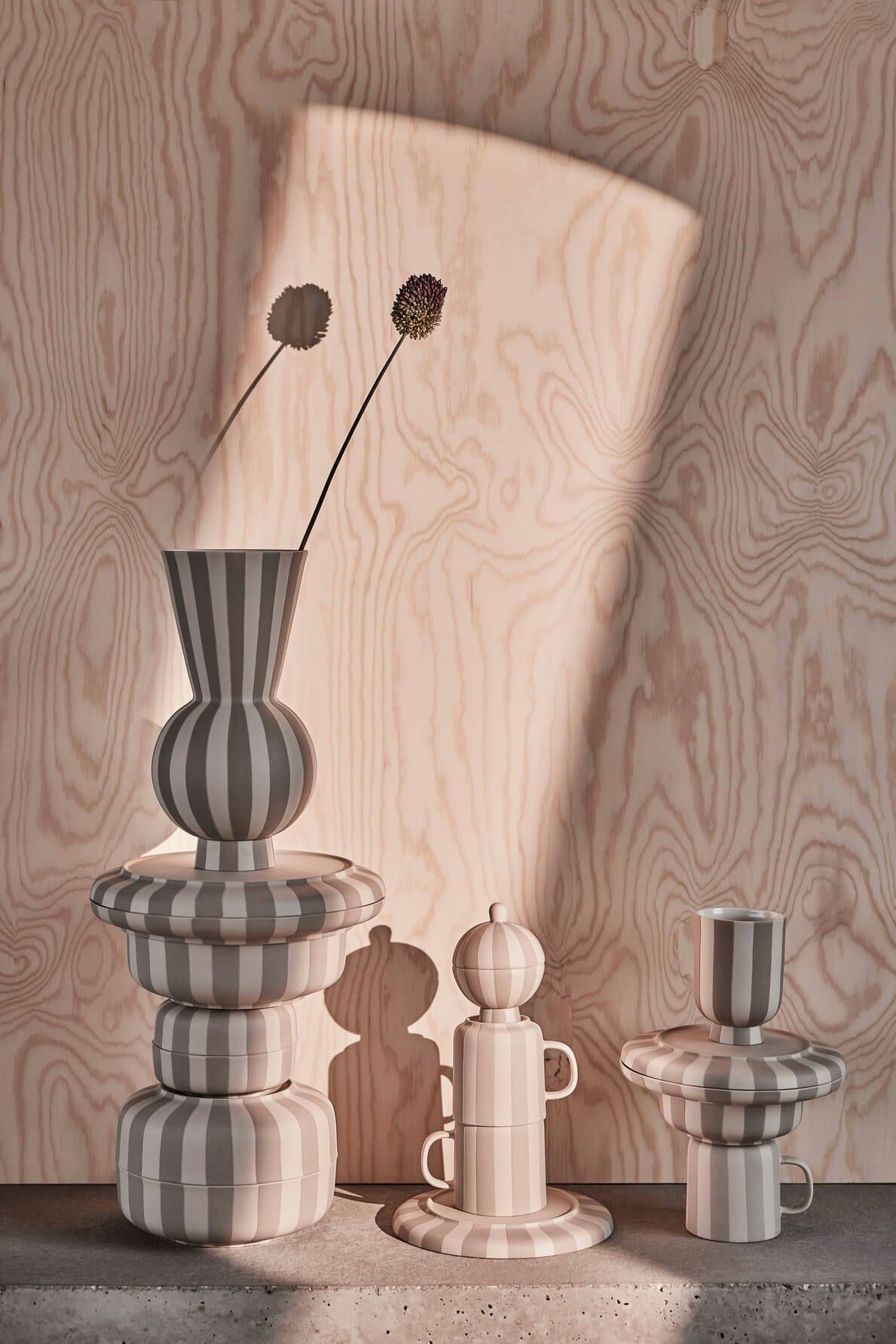 Toppu Vase - Rund