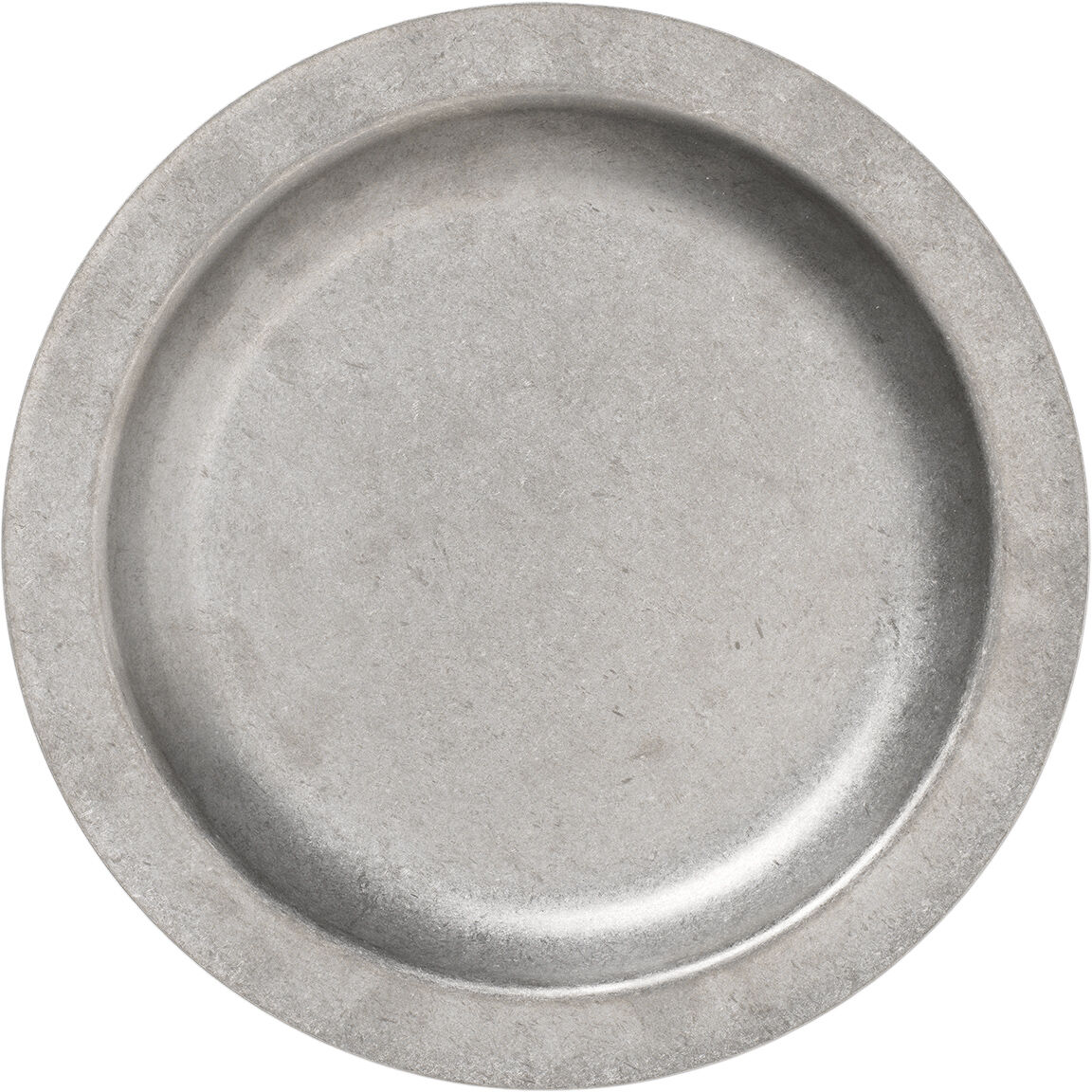 Tumbled Plate - Stainless Steel