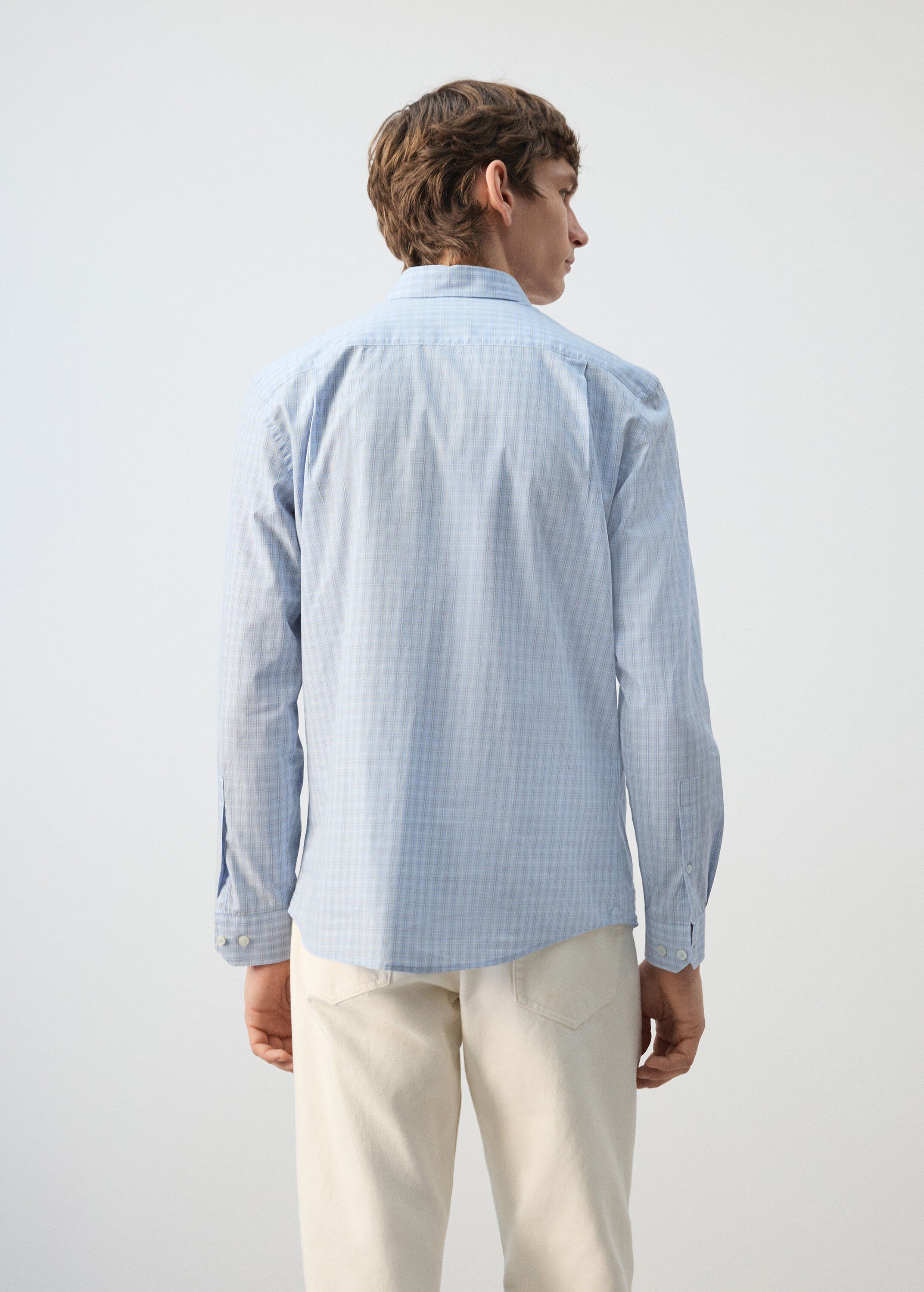 100% cotton regular fit check shirt