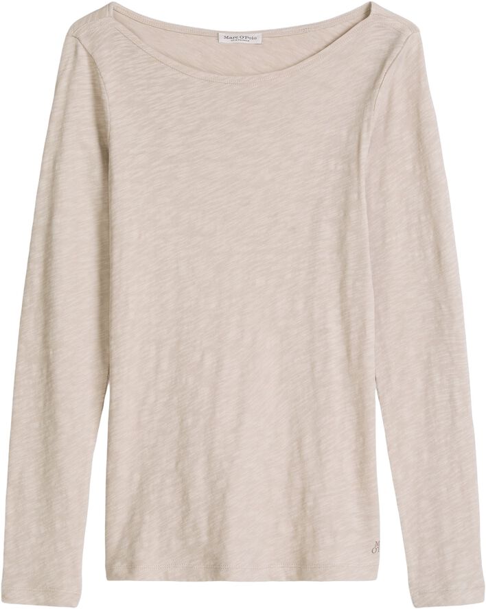 T-shirt, long sleeve, boat neck