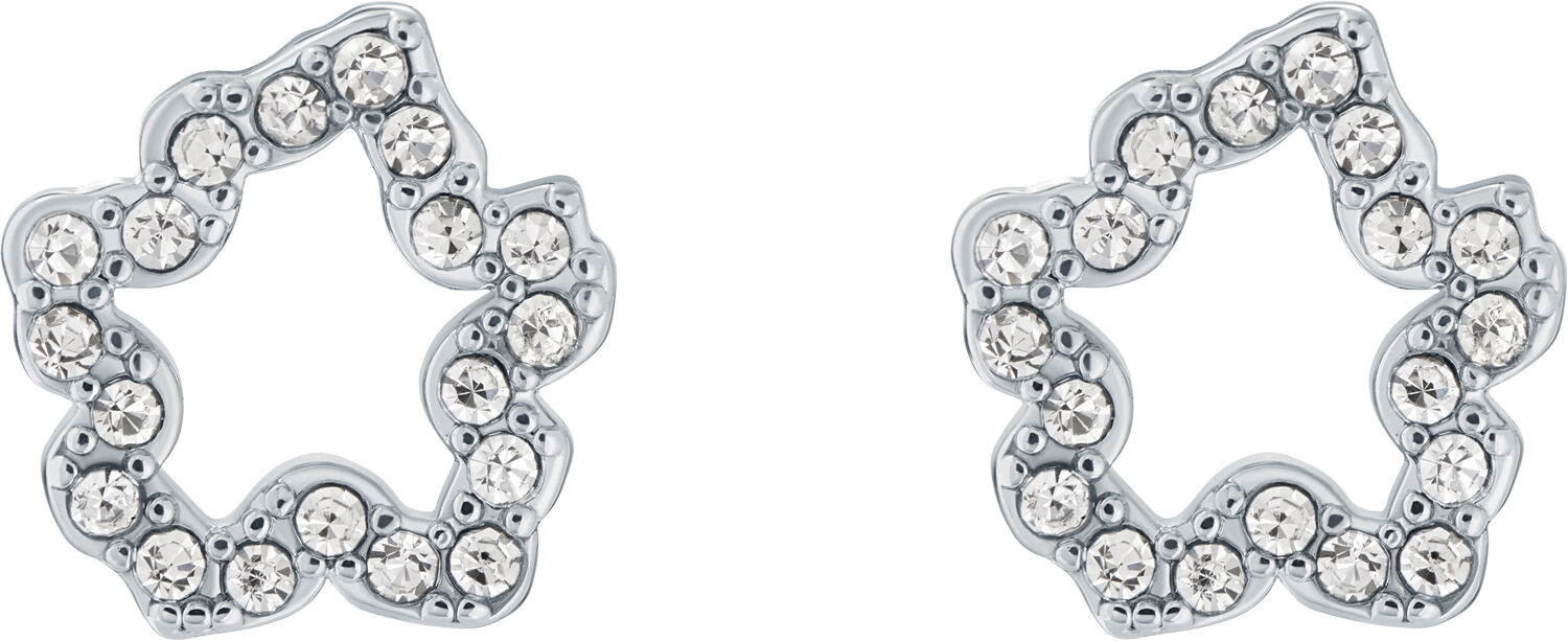 CARLIYY Crystal Magnolia Stud Earri