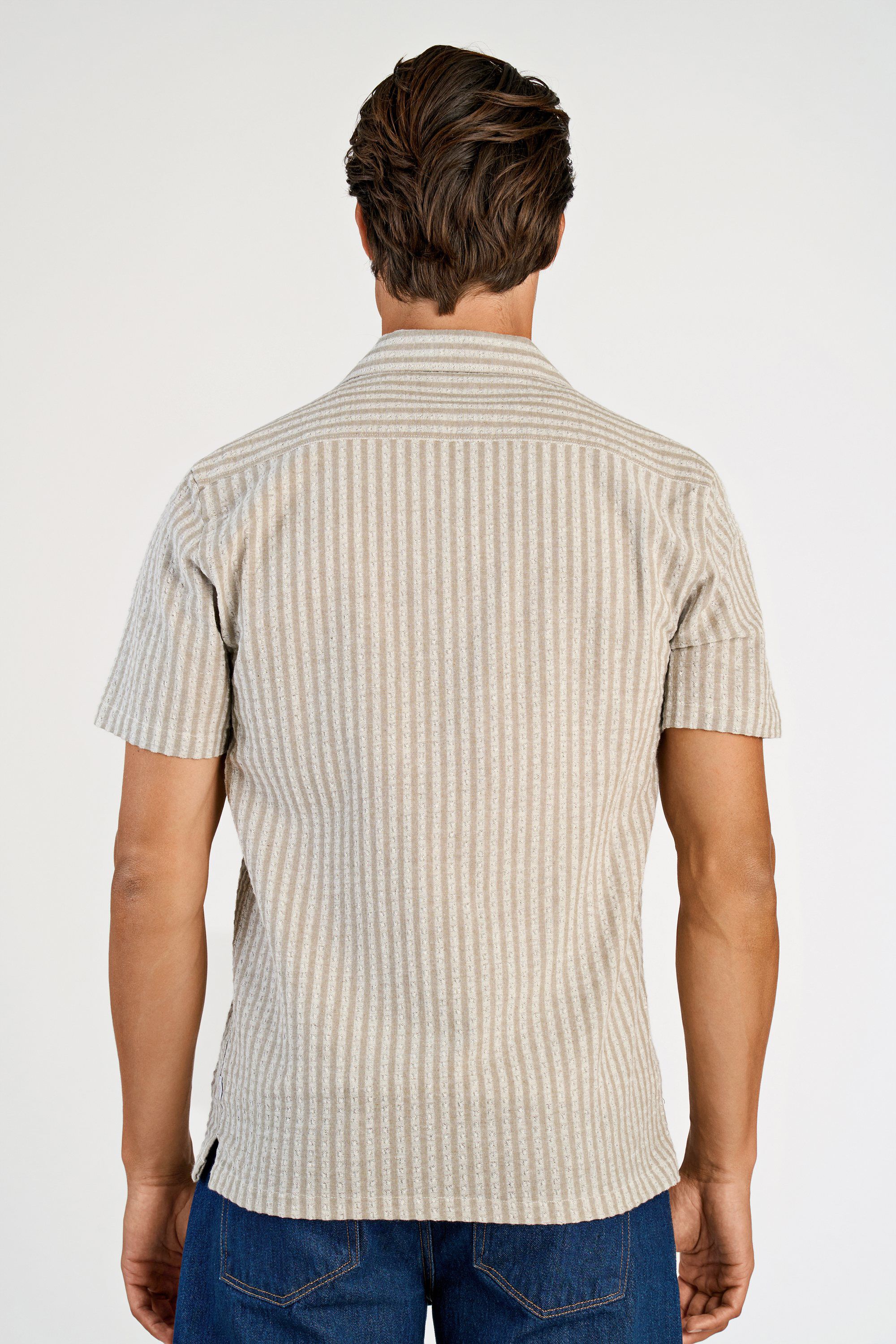 Cotton structure shirt S/S