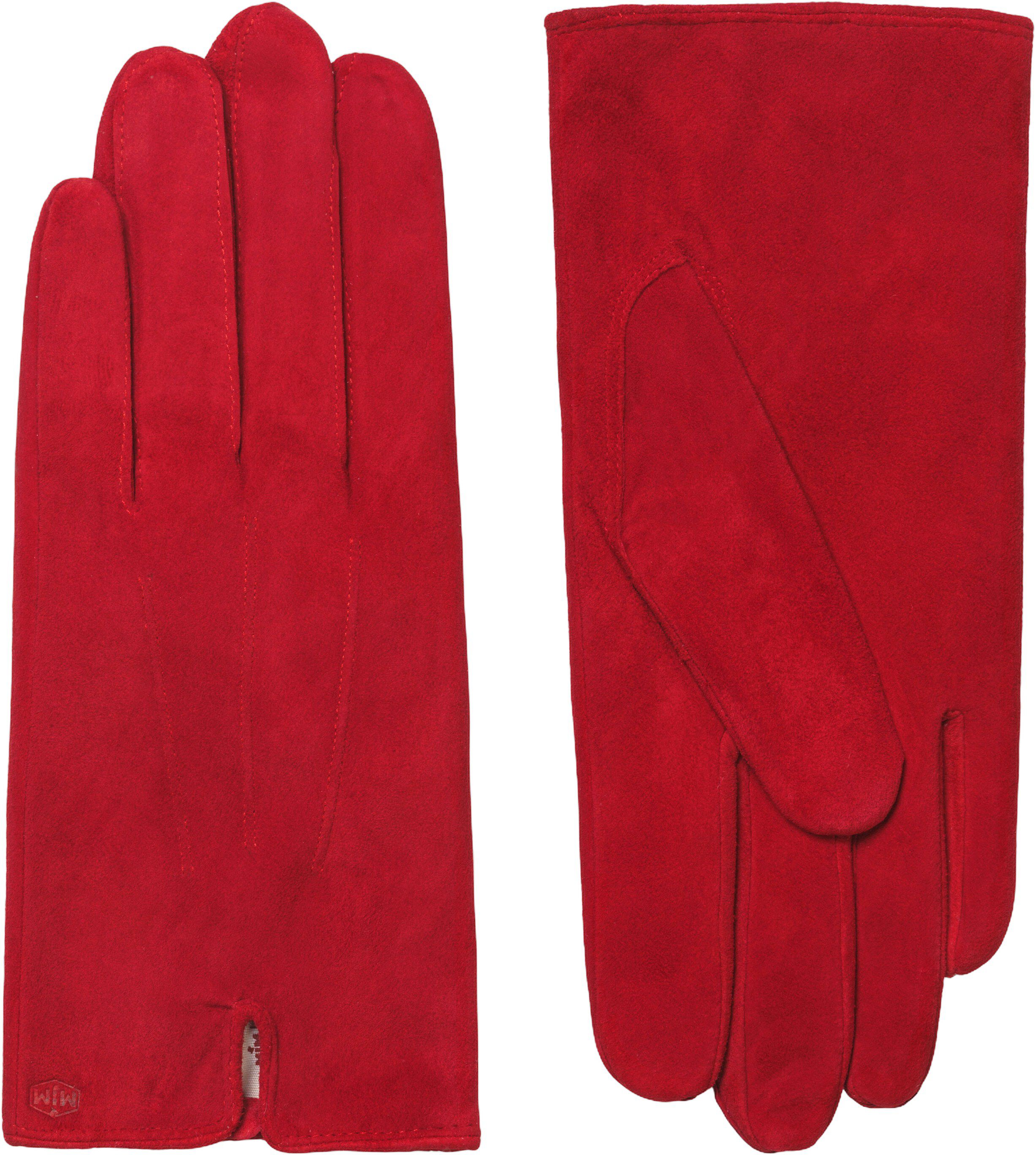 MJM Glove Aida W Sheep Suede Red