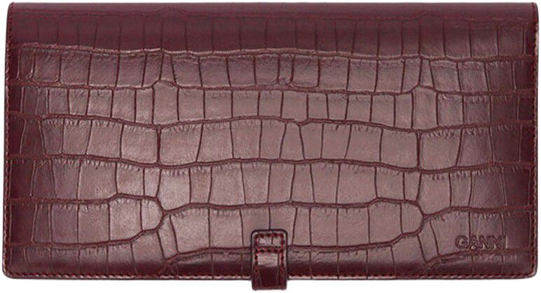 Long Slim Wallet Croco