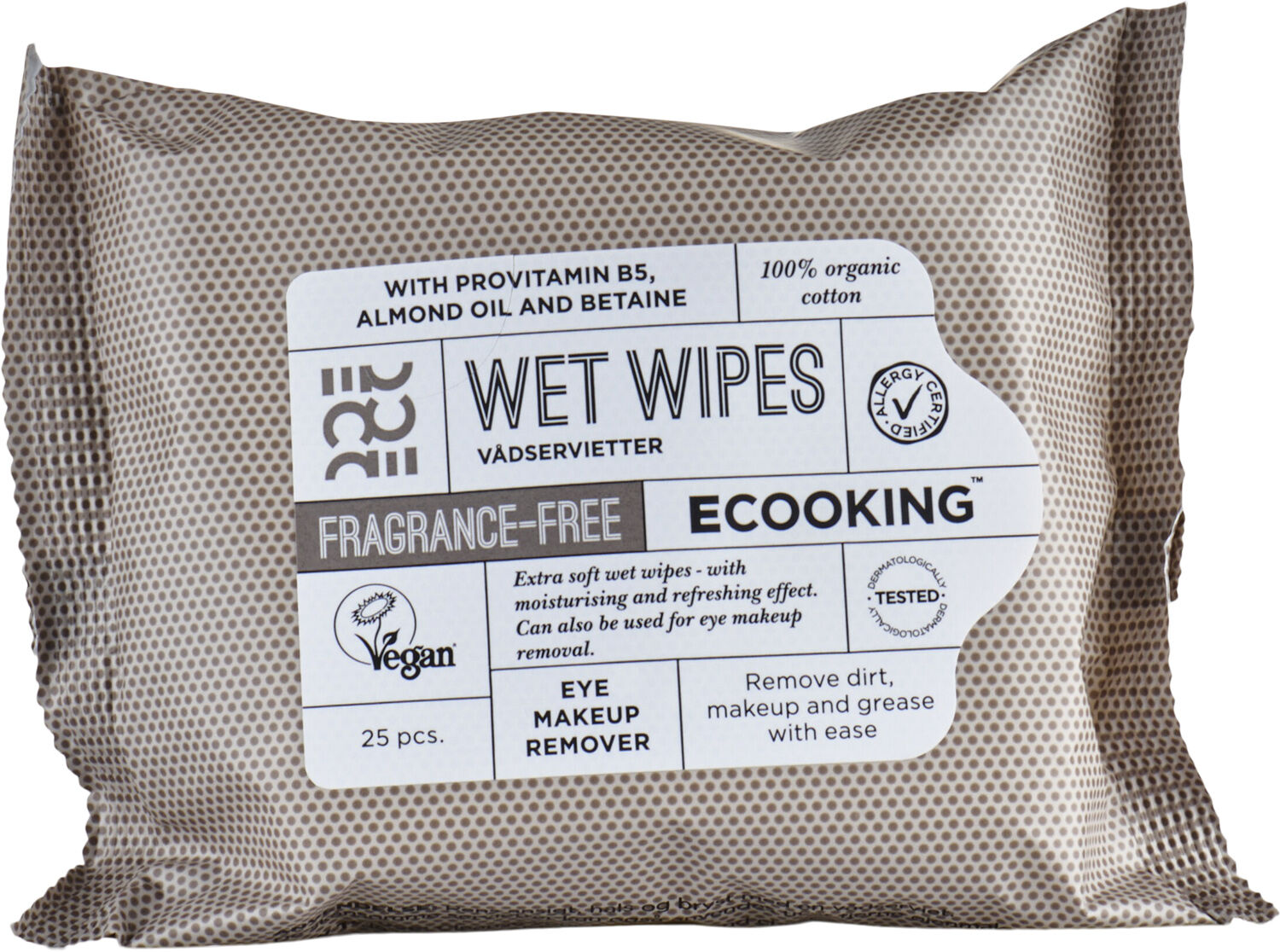 Wet Wipes Fragrance Free 25 pcs.