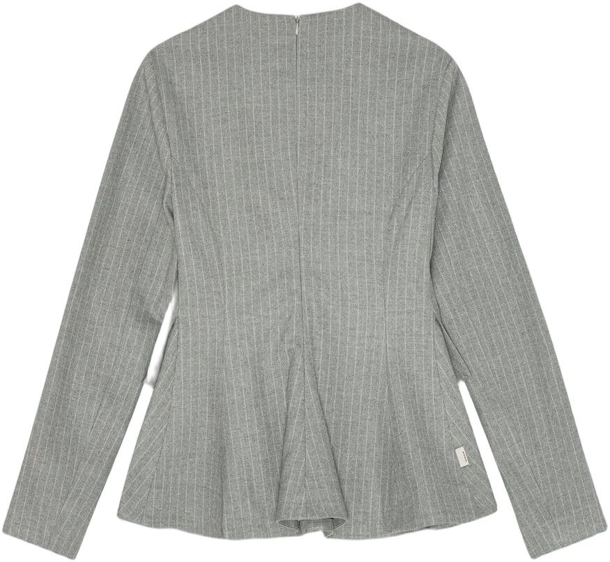 PEPLUM TOP WITH LONG SLEEVES