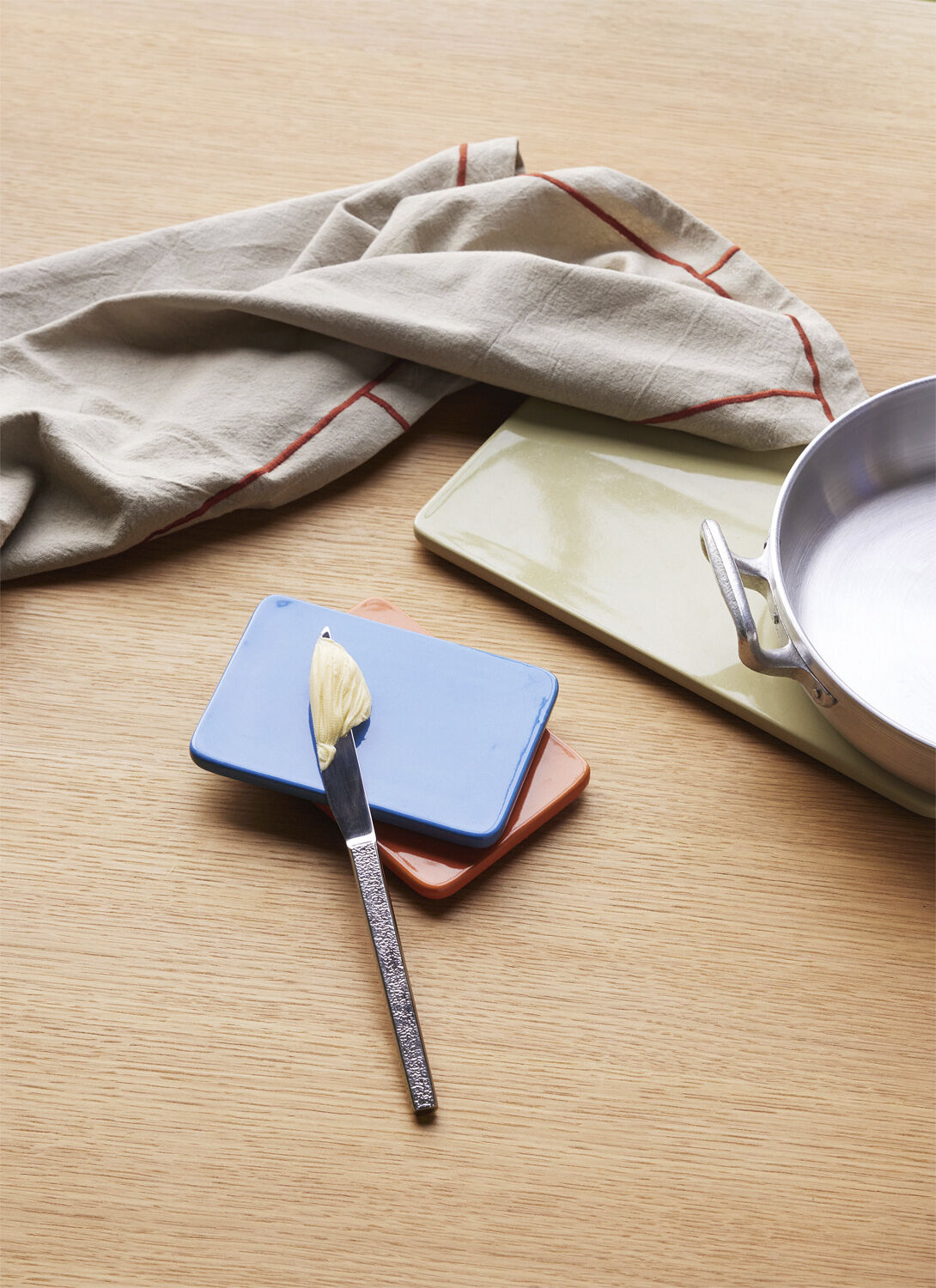 Amare Bordsk&aring;nere Small Bl&aring;/Orange s&aelig;t af 2