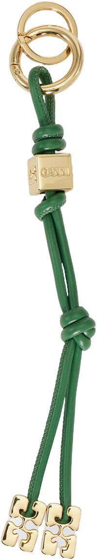 Ganni Bou Keyring Metallic