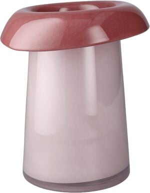 Soma Vase H22. 5 cm rosa/terracotta