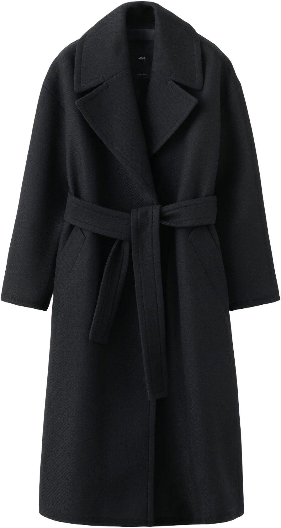 Manteco wool coat with belt