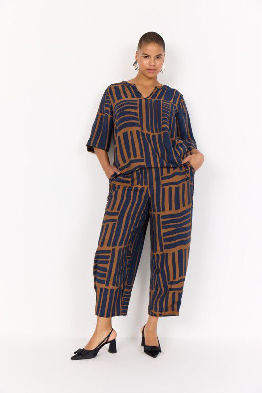 Curvy WA-SKY 3 Bukser Navy bl&aring;