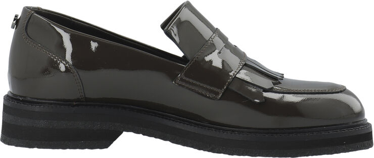 CASBETTY Loafer W. Fringes Patent Leather