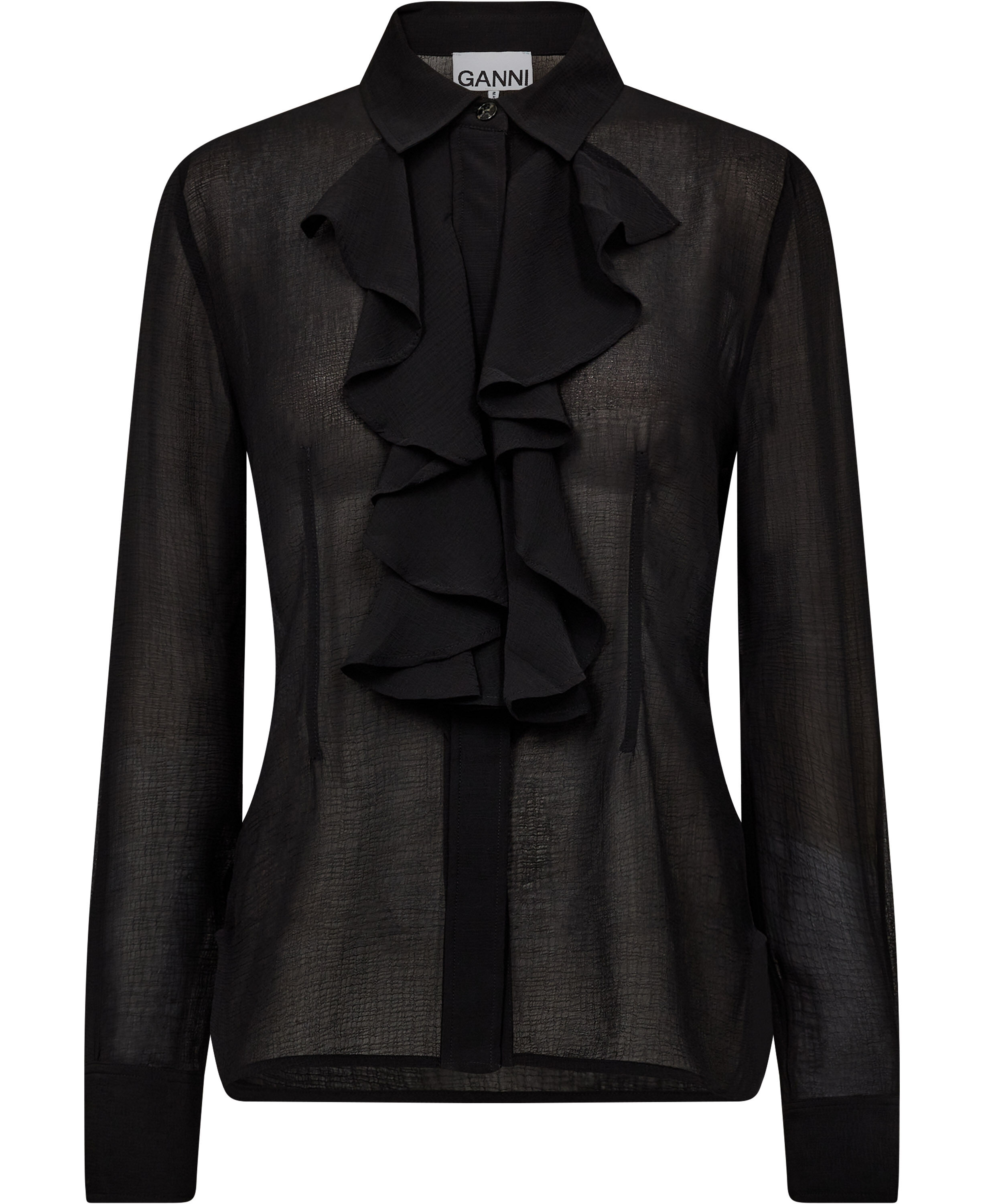 Chiffon Ruffle Shirt