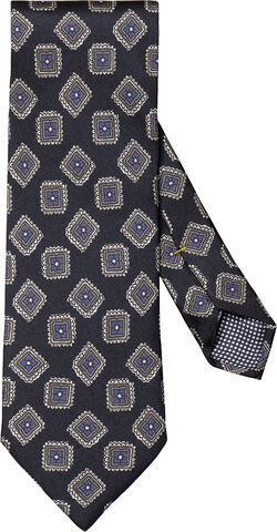 Navy Blue Silk Twill Tie