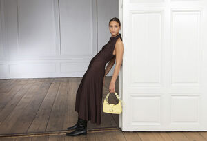 Alba Cord Shoulder Bag