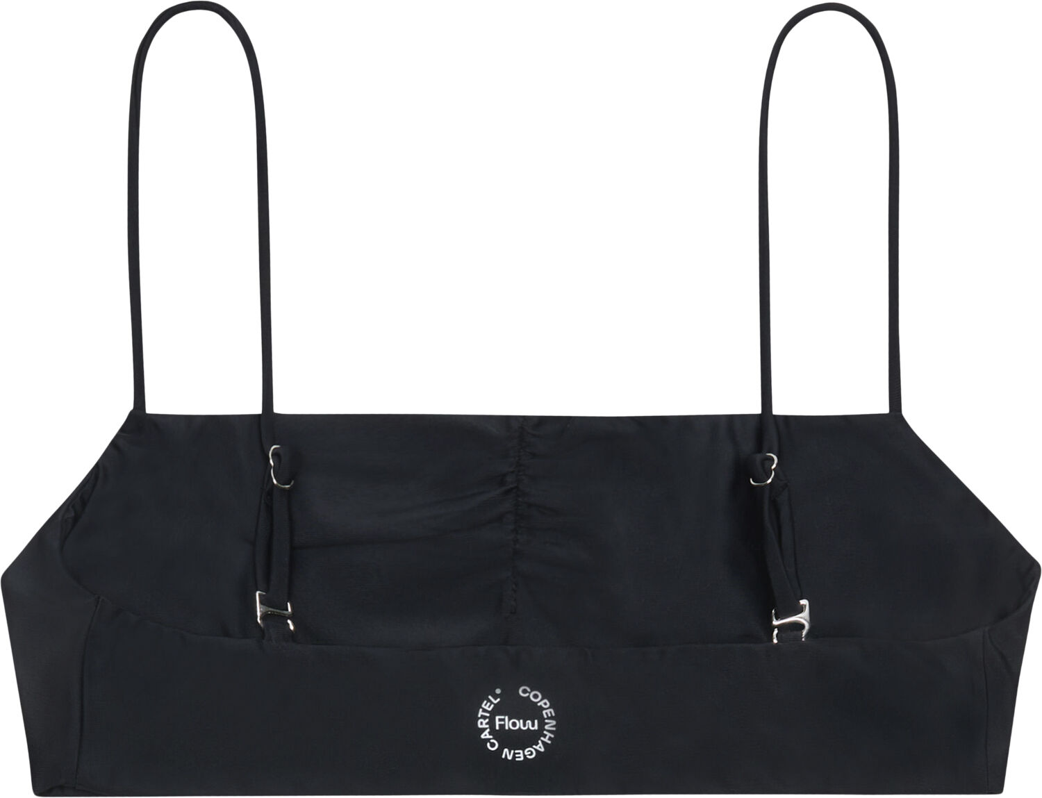 Cartel x Flow bikini top - Nero