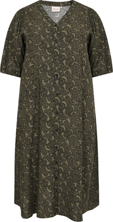 Curvy WA-GAJA 4 Kjole Mørkegrøn