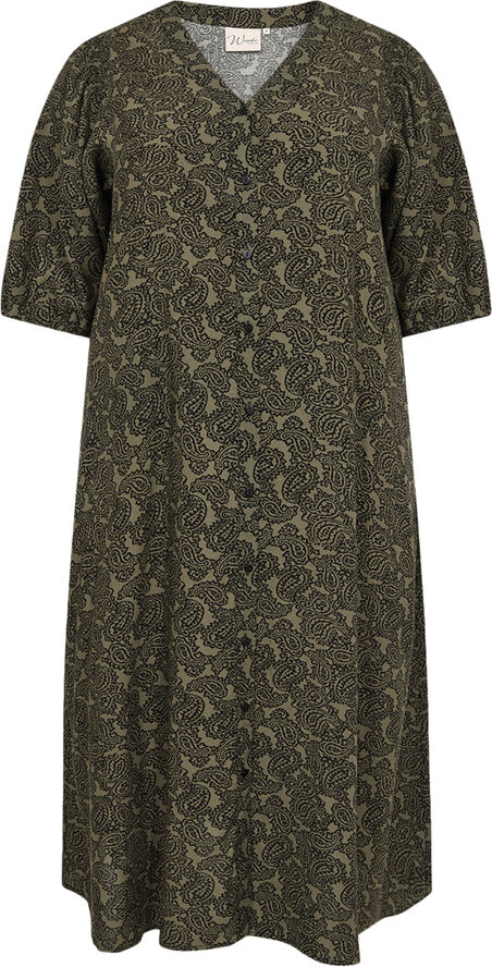 Curvy WA-GAJA 4 Kjole Mørkegrøn