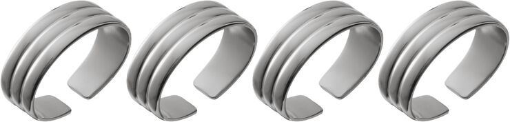 Servettring Thebe Edition 2024 4 st Blankt stål Recycled