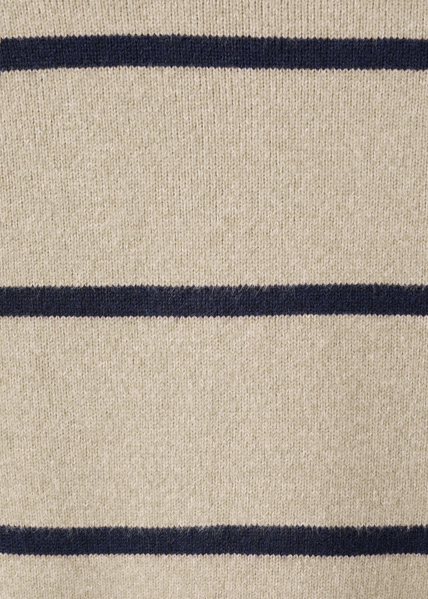 Knit striped sweater