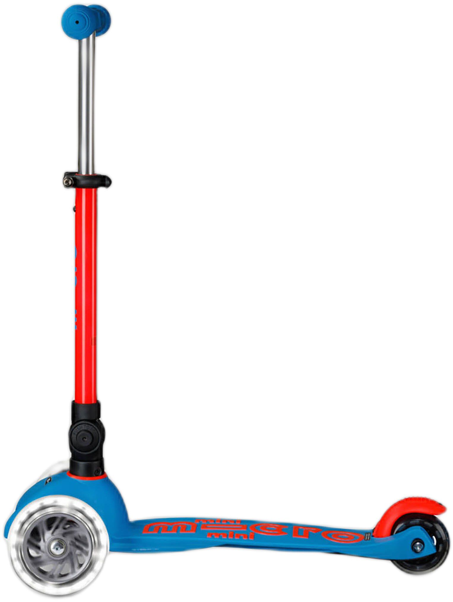 Micro - Mini Deluxe Foldbar LED - Neon Flashing Red
