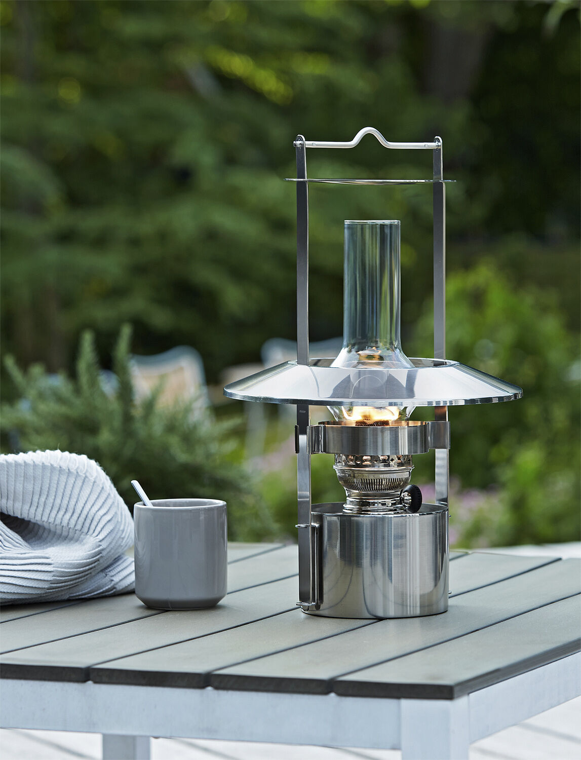 EM skeppslampa H 43 cm steel