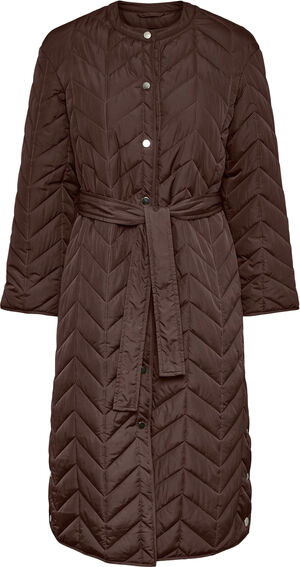 PCFAWN LONG QUILTED JACKET