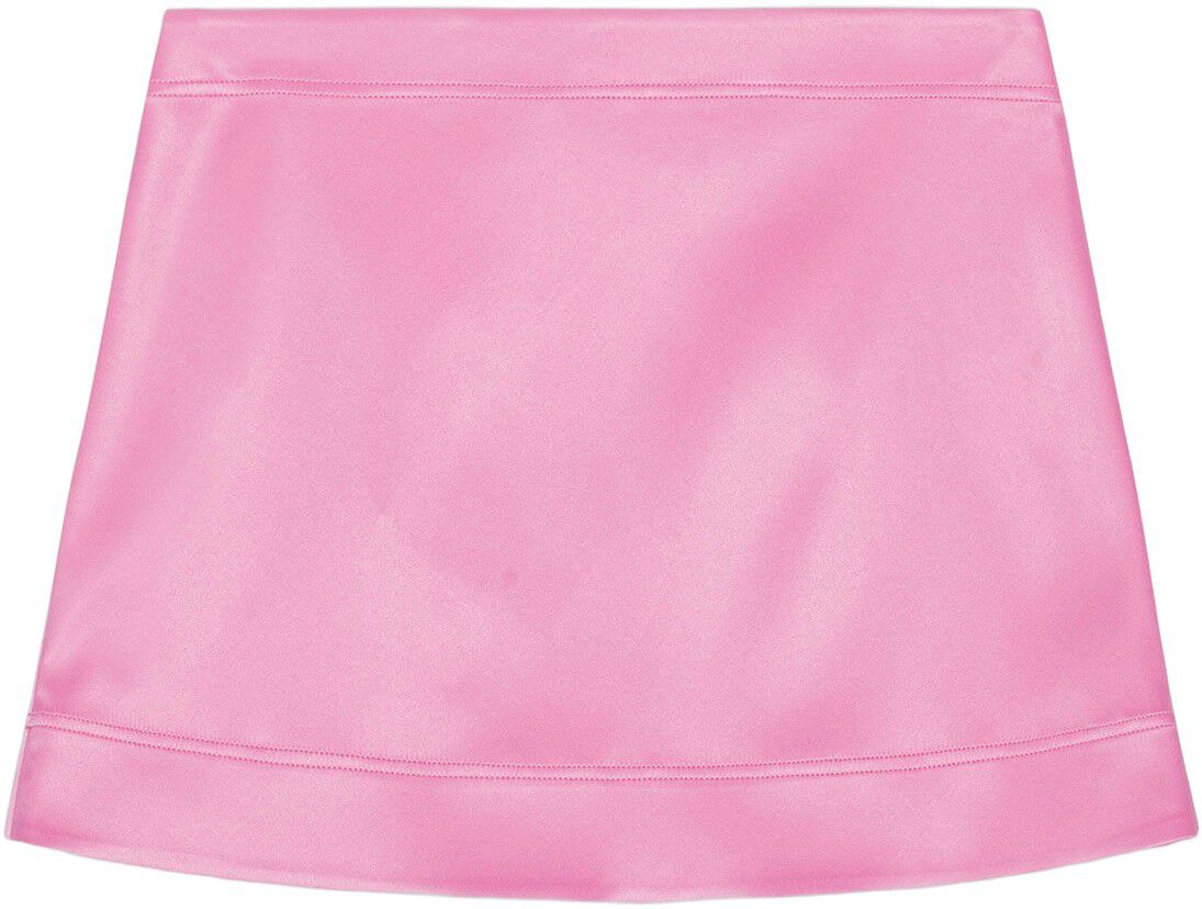 Double Satin Mini Skirt