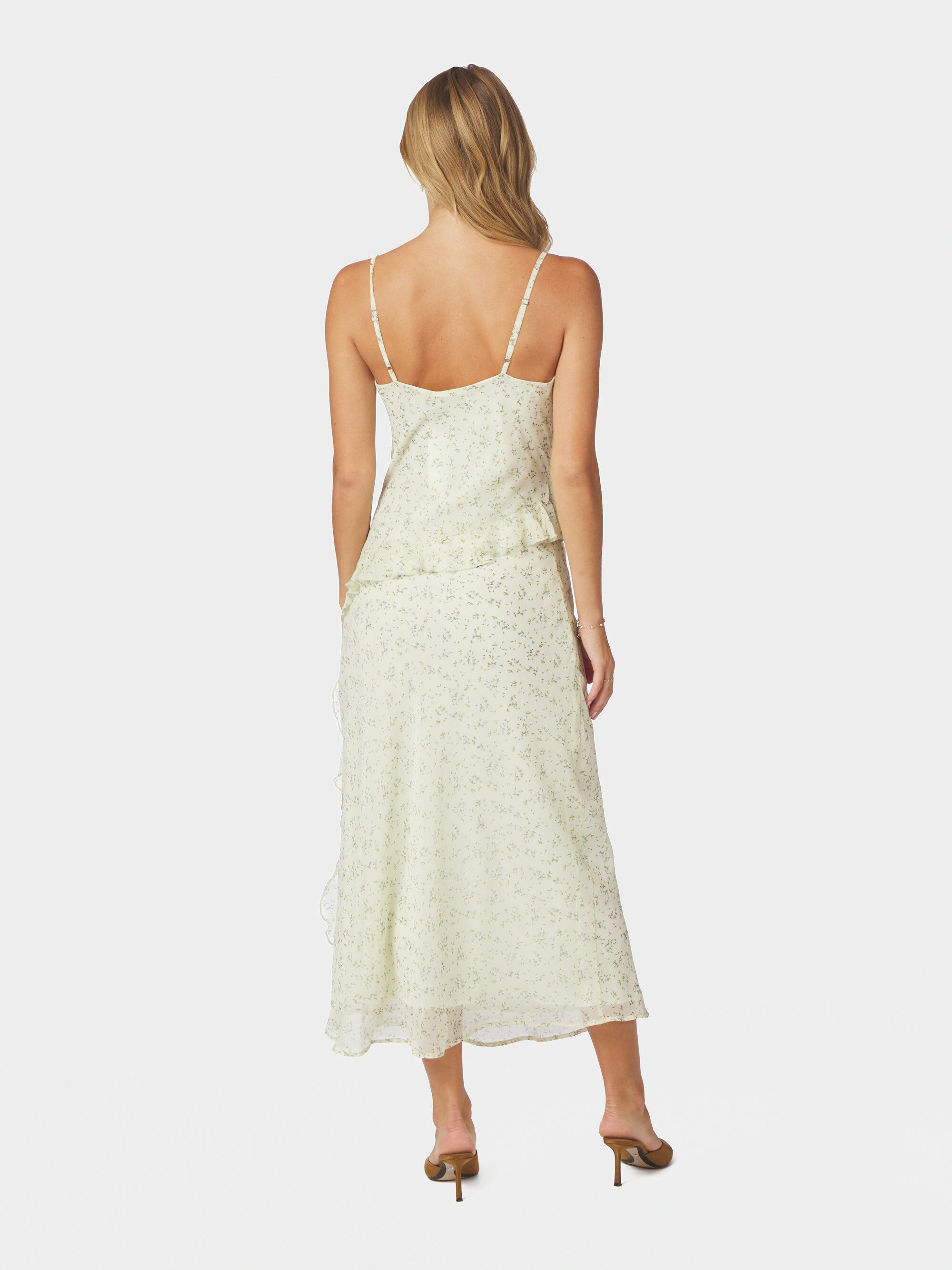 Belena Leafy Ditsy Dress