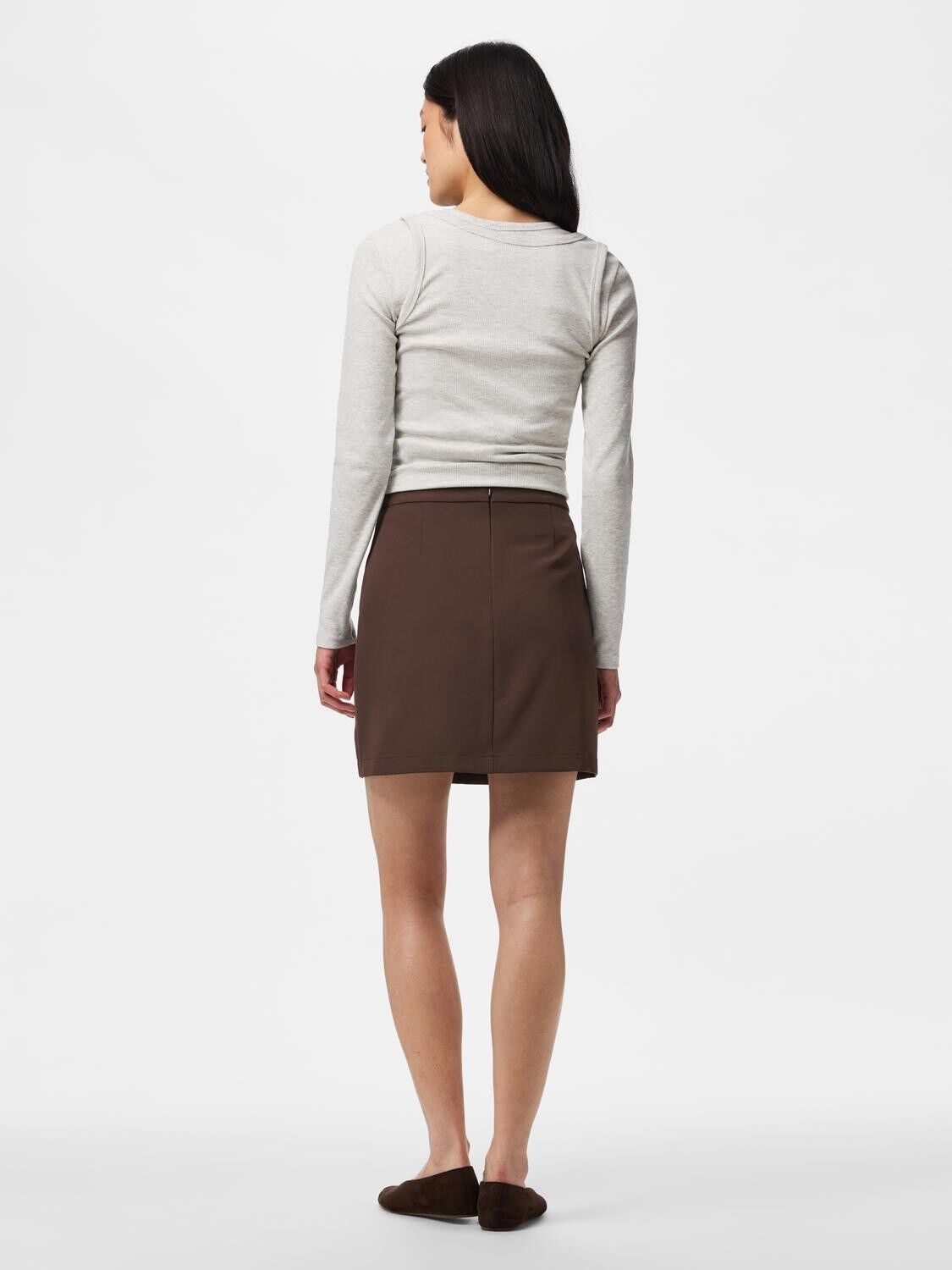 Pcbozzy Hw Slit Skirt Noos Bc